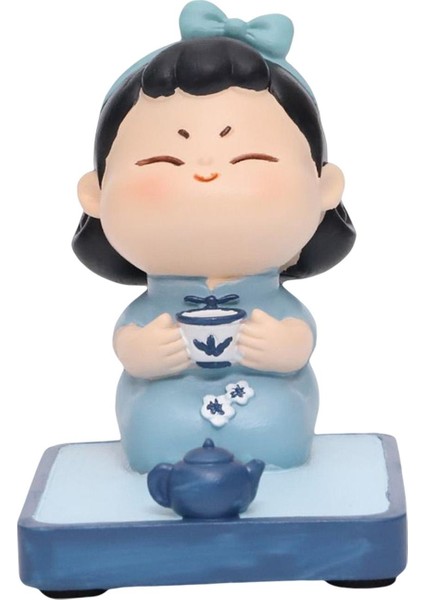 Cep Telefonu Stand Sevimli Hediye Süs Masaüstü Figürin Yemek Masa Ofis Çayı (Yurt Dışından) fiyatları