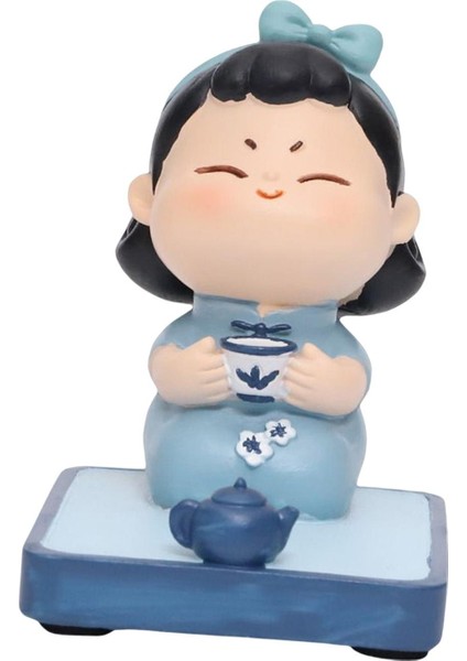 Cep Telefonu Stand Sevimli Hediye Süs Masaüstü Figürin Yemek Masa Ofis Çayı (Yurt Dışından) modelleri