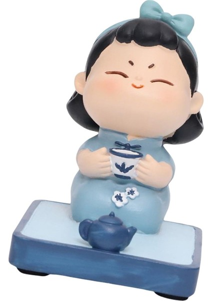 Cep Telefonu Stand Sevimli Hediye Süs Masaüstü Figürin Yemek Masa Ofis Çayı (Yurt Dışından) indirimleri