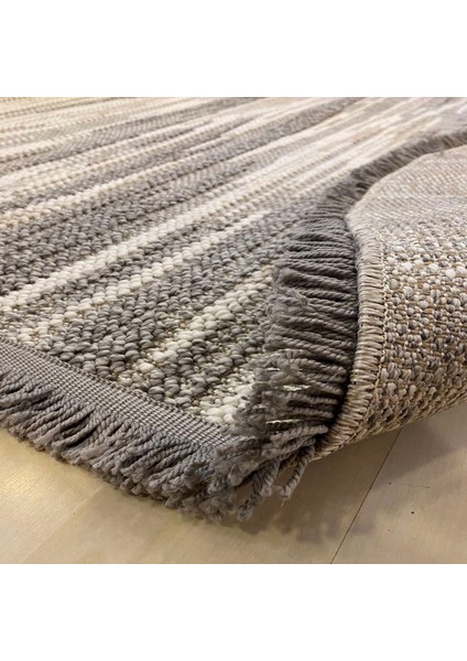 Motto Mot 01 Grey Beyaz 120*180 cm Oval Halı fırsatları