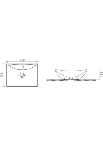 Vitale 60CM Tezgah Üstü Lavabo 4660 modelleri