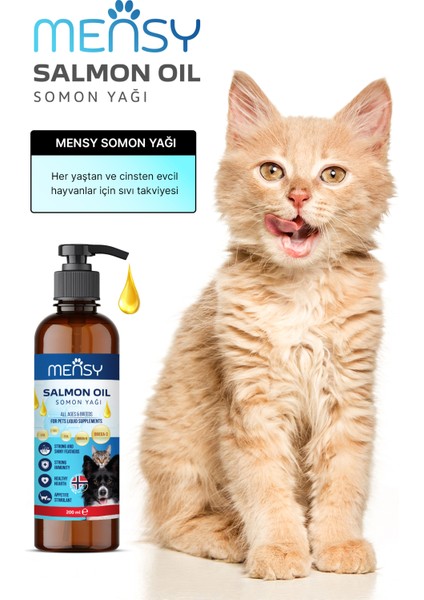 Kedi ve Köpekler Için Somon Yağı 200ML modelleri