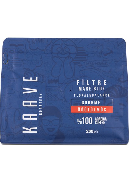 Filtre Kahve Mare Blue-Floral&Balance Gourme Öğütülmüş 250 gr fiyatları