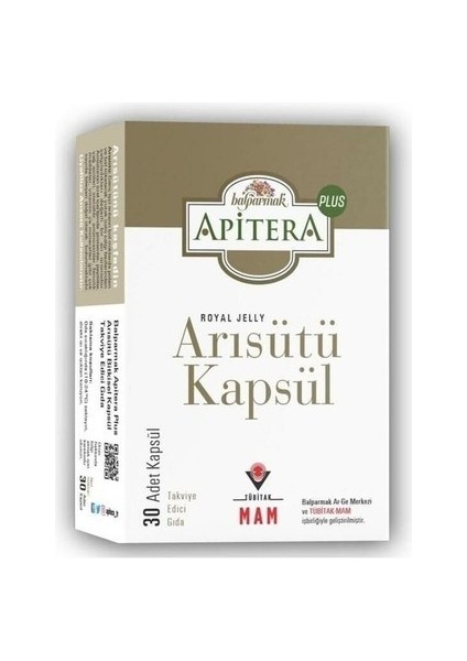 Apitera Plus Arısütü 30 Kapsül