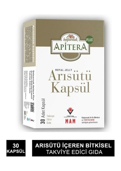 Apitera Plus Arısütü 30 Kapsül