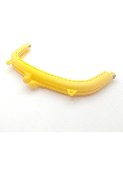 Plastik Cüzdan Klipsi 14.5 Cm Koyu Sarı