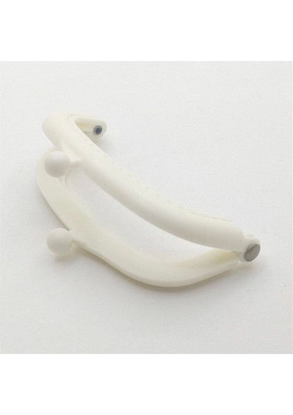 Plastik Cüzdan Klipsi 8 Cm Krem