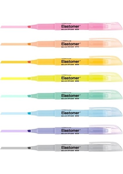 Elastomer 8 Renk Fırça Uçlu Işaretlemekalemi