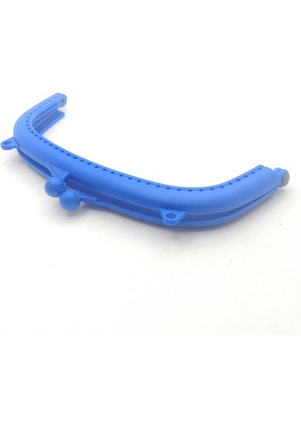 Plastik Cüzdan Klipsi 14.5 Cm Saks Mavisi