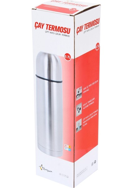 1070 Mermi Termos Çelik Bebek Mama Termosu 700 ml