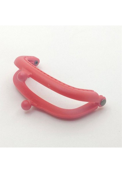Plastik Cüzdan Klipsi 8 Cm Kırmızı