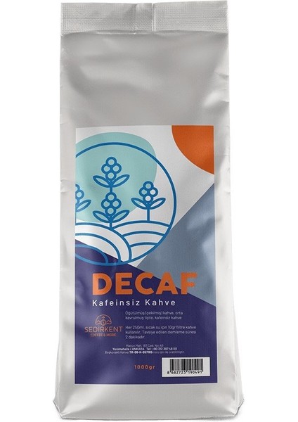 Decaf Filtre Kahve (1kg)