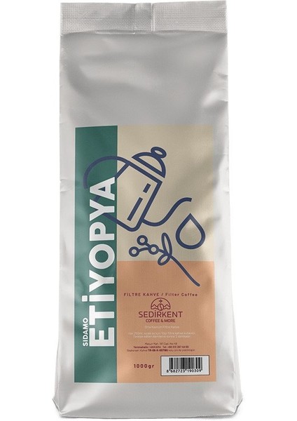 Etiyopya Sidamo Filtre Kahve 1 kg