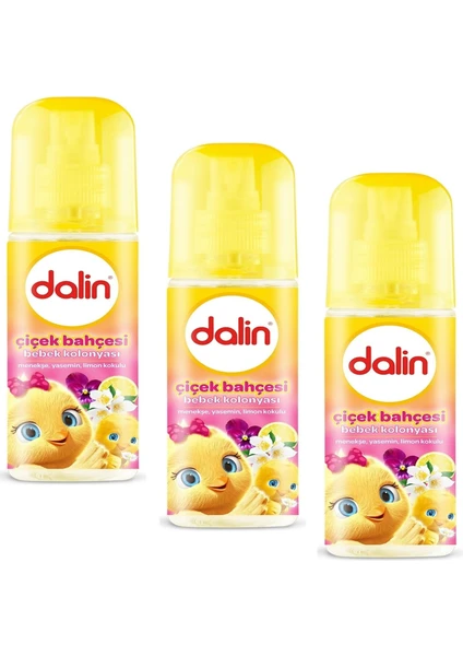 Çiçek Bahçesi Bebek Kolonyası 100 ml 3 Adet