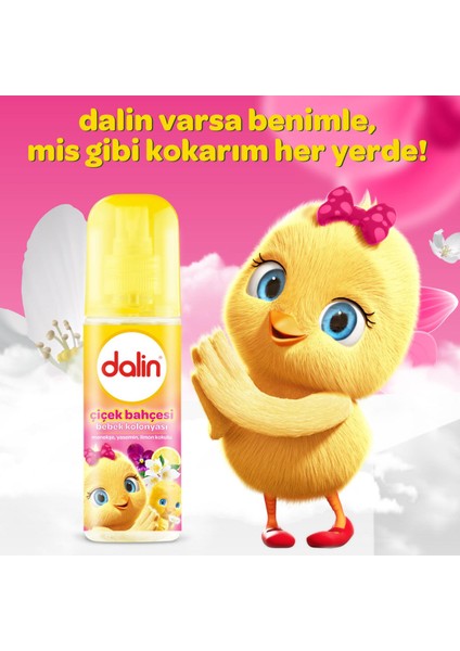 Çiçek Bahçesi Bebek Kolonyası 100 ml 3 Adet