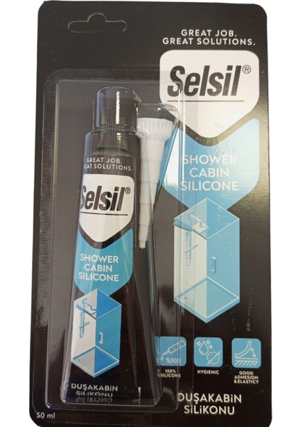 Selsil Tüpduşakabin Silikonu 50 Ml - Şeffaf