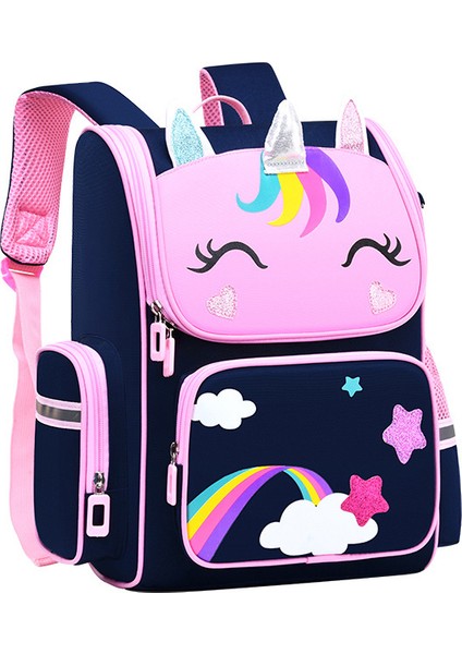 Kız Çocukları Için Unicorn Detaylı Sırt Çantası (Yurt Dışından)