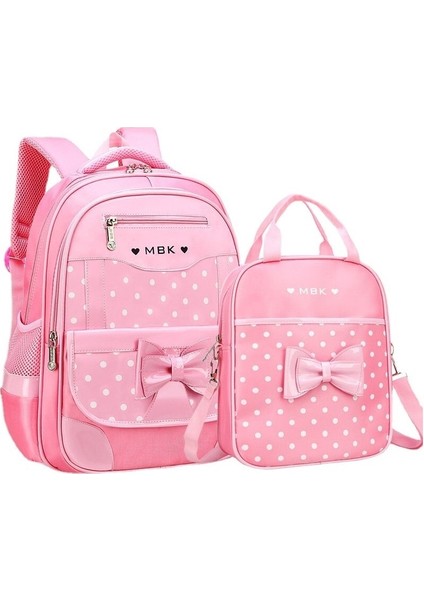 Çocuk Omuz Çantası Prenses Ağırlık Azaltma Omurga Koruma 6-12 Yaş Su Geçirmez (Yurt Dışından)