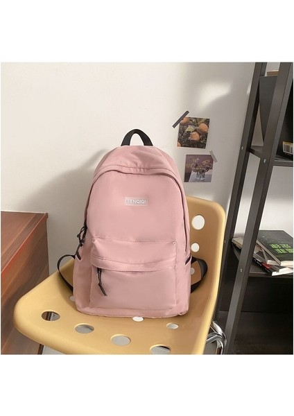 Kız Öğrenciler Ortaokul Öğrencileri Yüksek Kapasiteli Üniversite Öğrencileri Sırt Çantası Ins Rüzgar Basit Çift Omuz Çantası Bilgisayar Çantası (Yurt Dışından)