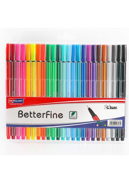 24 Renkler Fineliner Kalemler 0.4mm Ince Ucu (Yurt Dışından)
