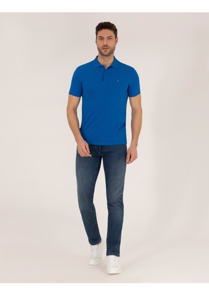 Pierre Cardin Erkek Sax Slim Fit Polo Yaka Basic Tişört 50269606-VR045