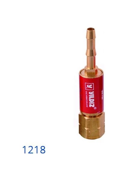 Yıldız Alev Emniyet Valfi Hamlaç Arkası Için Yanıcı Gaz (4542 - 4543) 1218