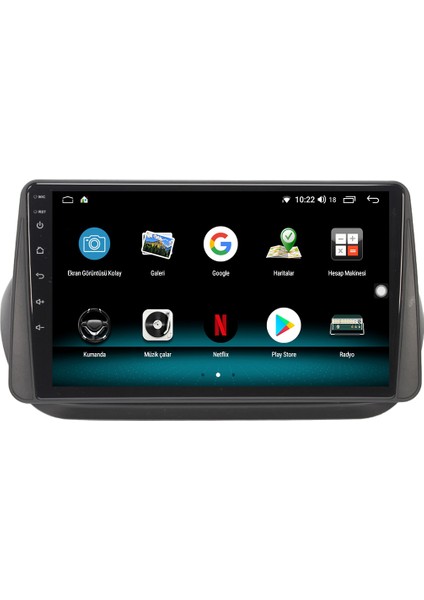 Citroen Nemo Android 10 Carplay Özellikli Navigasyon Multimedya Ekran 2gb Ram + 32GB HDD
