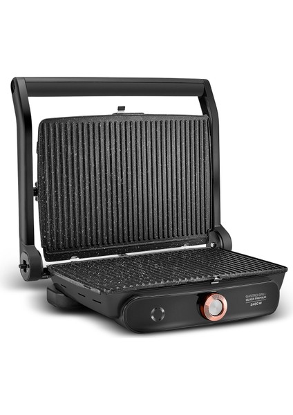 Gastro Grill Glass Premium Tost Makinesi Black Copper 2400 W