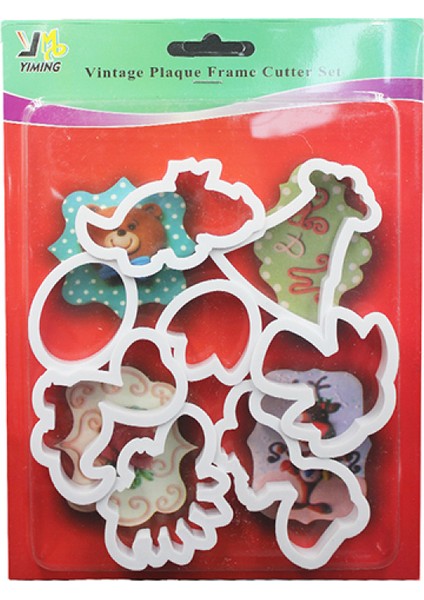 Plastik Kurabiye Kalıp Set