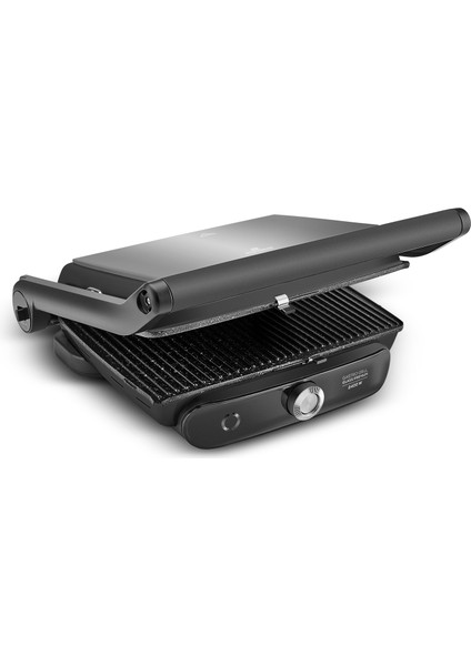 Gastro Grill Glass Premium Tost Makinesi Black Chrome 2400 W