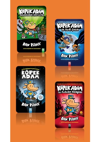 Köpek Adam Serisi 4 Kitap - Dav Pilkey