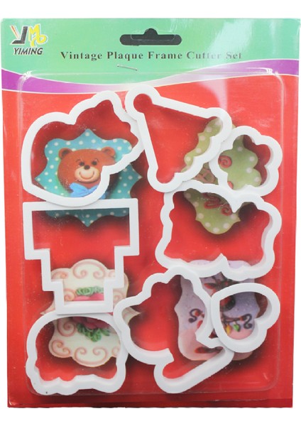 Plastik Kurabiye Kalıp Set