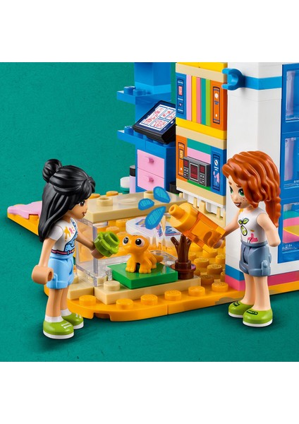 LEGO® Friends Liann'nın Odası 41739 - 6 Yaş ve Üzeri Çocuklar için 2 Mini Bebek İçeren Yaratıcı Oyuncak Yapım Seti (204 Parça)