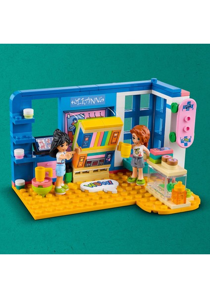 LEGO® Friends Liann'nın Odası 41739 - 6 Yaş ve Üzeri Çocuklar için 2 Mini Bebek İçeren Yaratıcı Oyuncak Yapım Seti (204 Parça)