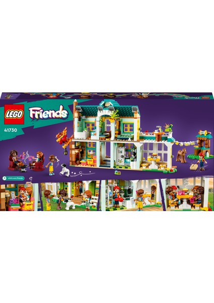 Friends Autumn’un Evi 41730 - 7 Yaş ve Üzeri Çocuklar için 4 Mini Bebek İçeren Yaratıcı Oyuncak Yapım Seti (853 Parça)