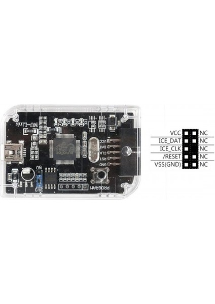 Roba Nuvoton Nu-Link Icp Programlayıcı Arm Cortex M0 M4 Nu Micro Emülatör Swd Uart Downloader