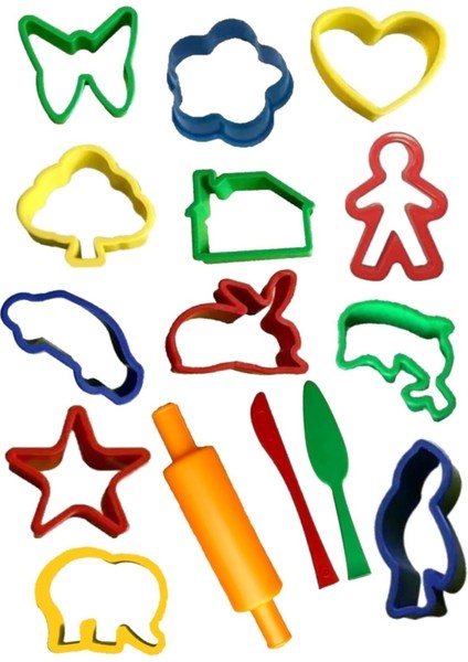 Oyun Hamuru Kalıbı Kalıp Seti 14 Parça fiyatları