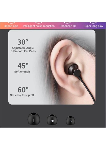 Lenevo Bluetooth Kablosuz Kulaklık Manyetik Sporcu Koşu Su Geçirmez