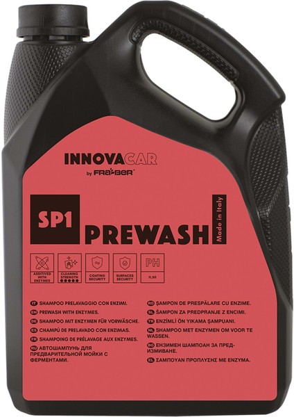 Innovacar Sp1 Prewash Enzimli Ön Yıkama Şampuanı Konsantre - 4,54 Lt
