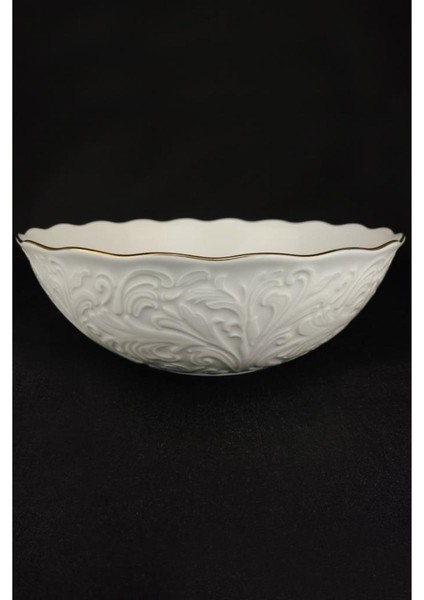 Rosen Porselen Yuvarlak Kase 24 cm Gold Yaldızlı – Srn-24