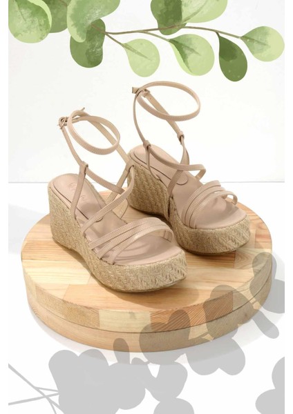 Bej Kadın Sandalet K05326065509