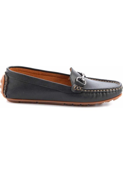 Siyah Kadın Loafer Ayakkabı K01309100009
