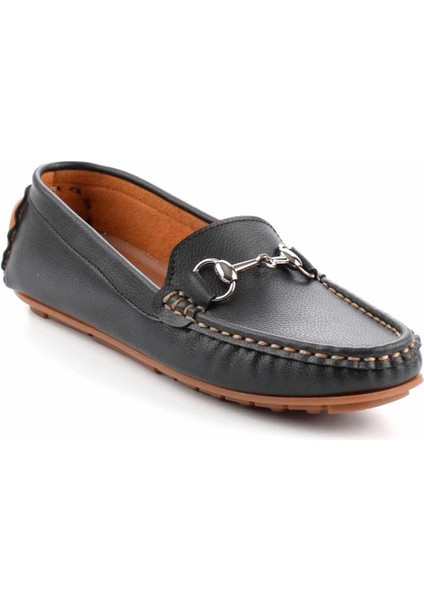 Siyah Kadın Loafer Ayakkabı K01309100009
