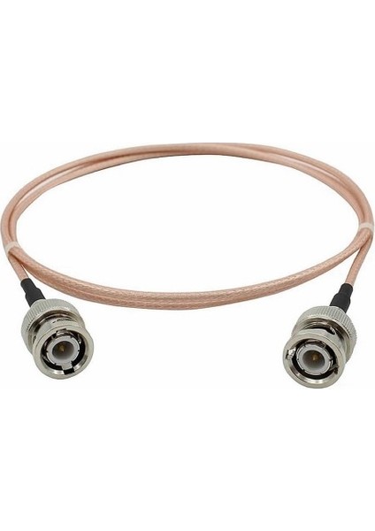 Roba 50CM RG316 Bnc Erkek Erkek Kablo 50OHM Koaksiyel Uzatma Bağlantı Osiloskop Labaratuar