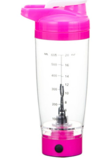600 ml Su Şişesi Protein Güç Otomasyonu Kahve Blender Süt Çalkalayıcı Mikser Akıllı Otomatik Hareketi Drinkware | 600 ml Su Şişesi | Şişe Proteinwater Şişesi (Pembe) (Yurt Dışından)