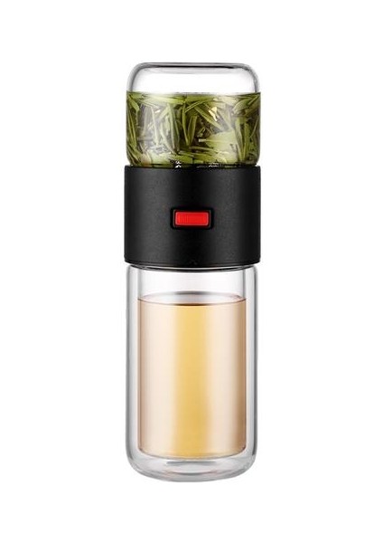 Cam Çay Demlik Su Şişesi Tumbler ile Çift Duvar 400ML Gevşek Çay ve Su Ayırma Çay Şişesi Seyahat Için | Su Şişeleri (Yurt Dışından)