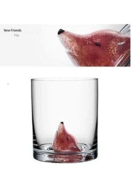 3D Hayvan Kafası Kristal Kayalar Iskoçya Viski Gözlük Eski Moda Cam Verre Xo Chivas Kırmızı Şarap Kupası Brendi Snifter | Eski Moda Cam (Tilki) (Yurt Dışından) fiyatları