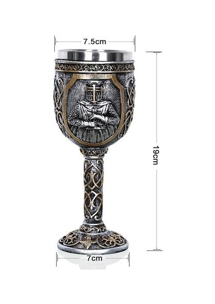 Sıcak Xd Ortaçağ Templar Haçlı Şövalye Kupa Çapraz Bira Steın Tankard Kahve Kutusu Kutusu | Kupalar (Yurt Dışından)