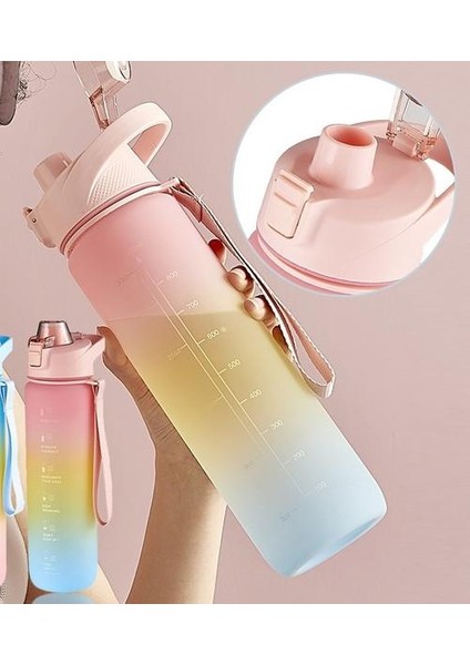 Spor Su Şişesi 1000ML Tur Açık Spor Sızdırmaz Mühür Okul Su Şişeleri Bpa Ücretsiz Sızdırmaz Su Sürahi | Spor Şişeleri (Yurt Dışından) fiyatları