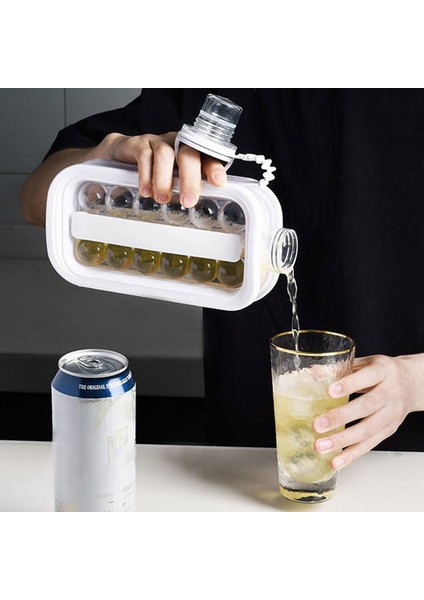 2 In 1 Taşınabilir Buz Topu Maker Buz Topu Yapma Buz Şişesi Buz Küp Çanta Dıy Buz Hokeyi Su Isıtıcısı Bar Mutfak Açık Aracı Için | Spor Şişeleri (Yurt Dışından)